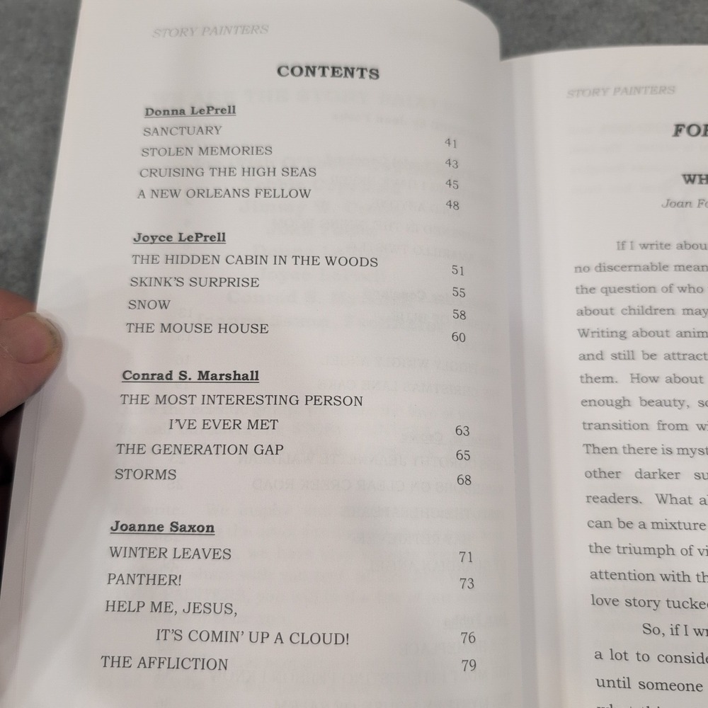 Story Painters Volume One Anthology‎ Book Signed by Authors - Picture 5 of 12
